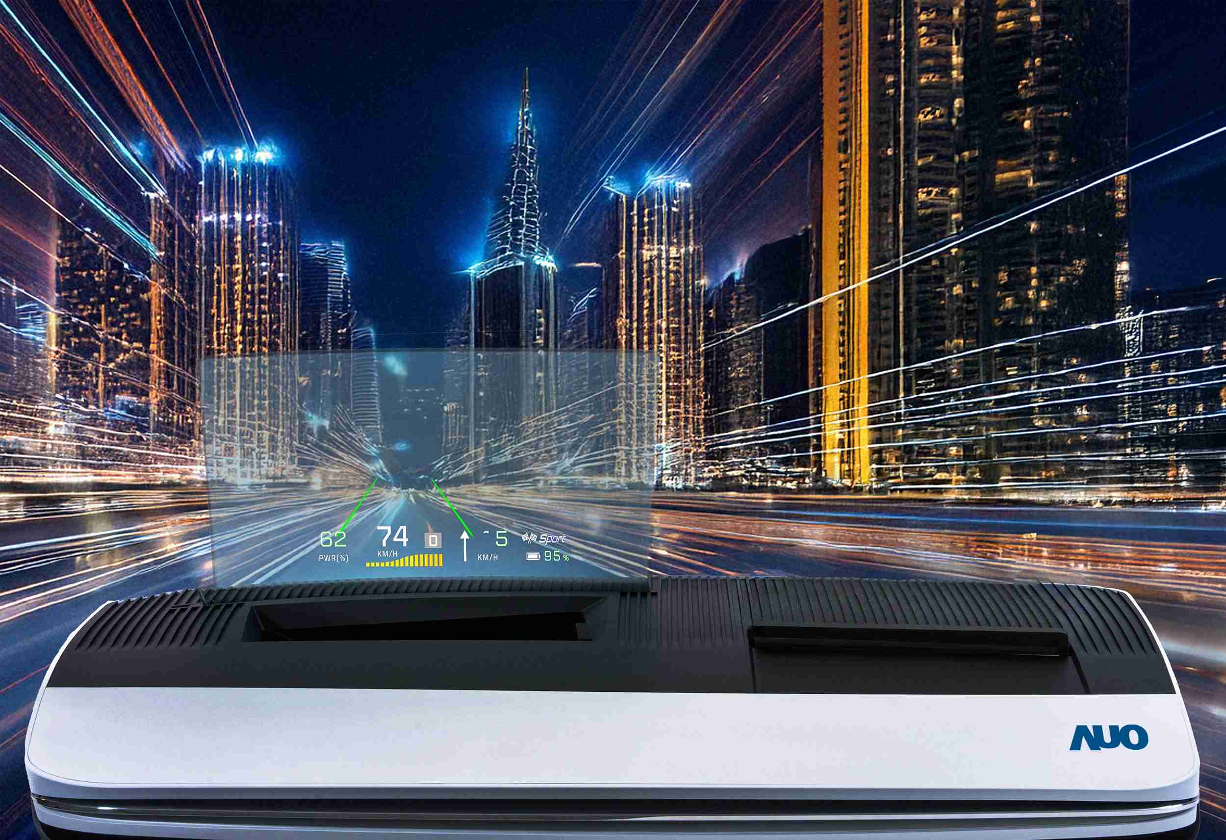 彩霸王推出13吋Micro LED抬头显示器，，，，提供高入眼亮度、、高色彩饱和度的显示质量，，，，在阳光下或黑暗中都清晰可见，，并利用Micro LED模块体积小的优势，，解决车用空间有限的痛点